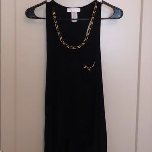 Black and Gold Tank Top